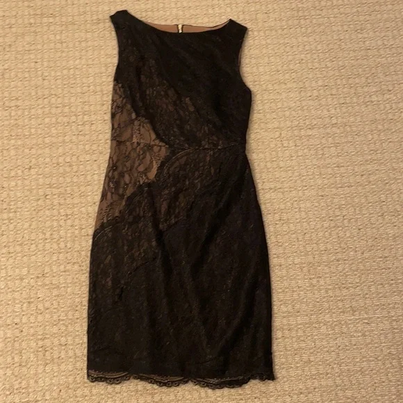 Haute Hippie Dresses | Haute Hippie 0 Lace Mini Dress Zip Black Sexy Cute Fall Winter Fashion | Color: Black | Size: 0 | Emxox14'S Closet